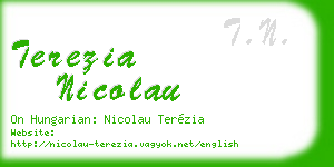 terezia nicolau business card
