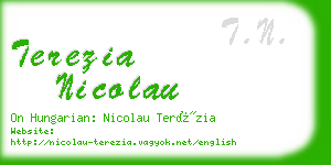 terezia nicolau business card